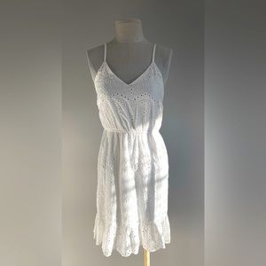 Pretty White Eyelet Dress